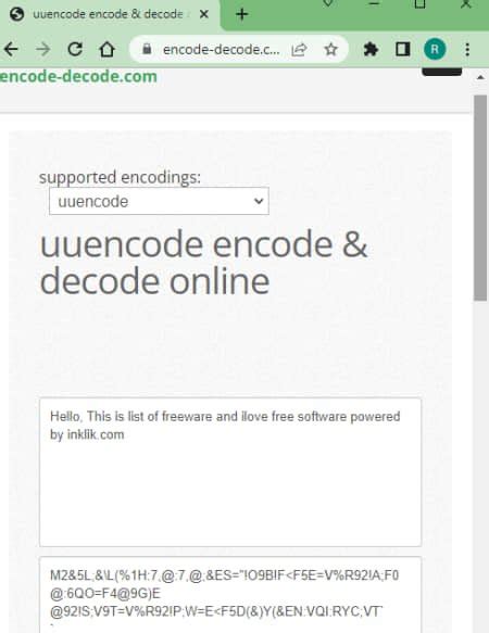 uuencode decoder